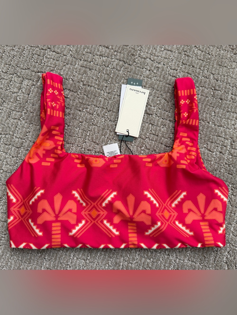 Hermoza Maggie Swim Bikini Top- Tribal Gone West